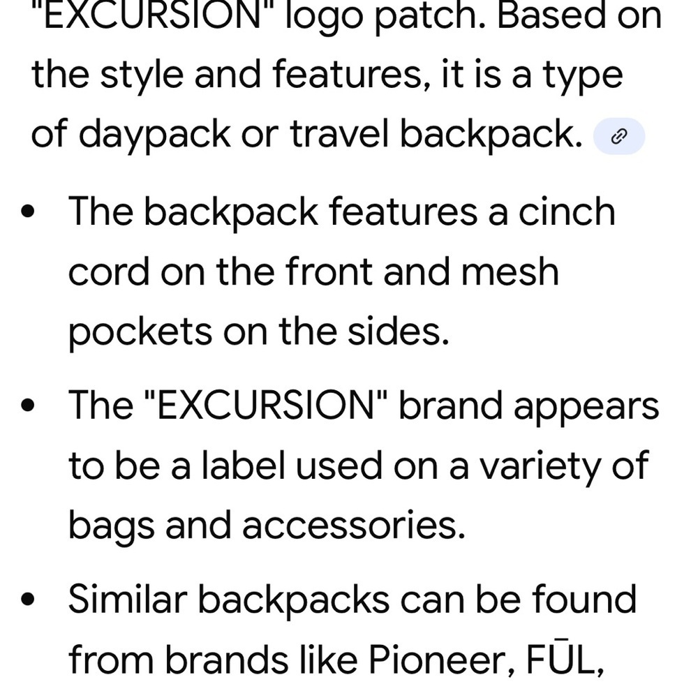 EXCURSION LOGO PATCH Red Backpack With Black Medic Grab Bag Travel Bag Carry on - Picture 13 of 15